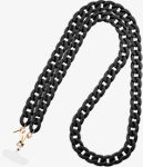 Bolso cruzado para teléfono - Cadena negra​​ 