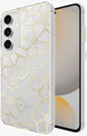 Floral Gems Case for Galaxy S24 FE - Gold