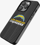 Funda con fondo de texto del equipo de la NFL con MagSafe para iPhone 15 - Los Angeles Chargers​​ 