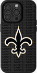 Funda con fondo de texto del equipo de la NFL con MagSafe para iPhone 15 - New Orleans Saints​​ 