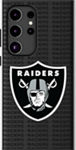 Funda con fondo de texto del equipo de la NFL con imán para el Galaxy S25 Ultra - Las Vegas Raiders​​ 