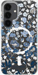 Protective Hardshell Case with Magnet for Galaxy S25 - Flowerbed Blue