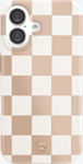 Checker Case with MagSafe for iPhone 16 - Nude Vibe
