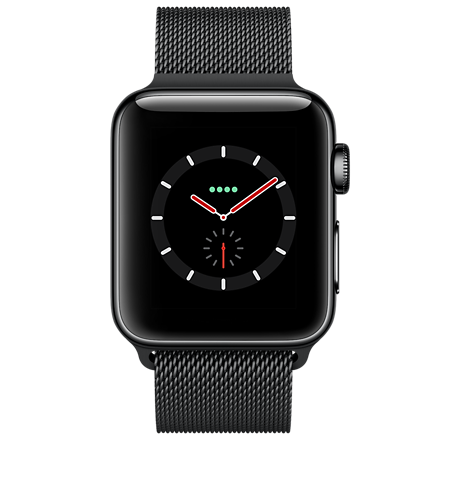 Apple Watch Series 3 38mm Case with Milanese Loop | Verizon