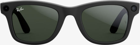 Lentes Skyler con Meta AI - Cristales Transition transparentes a verde grafito - Negro mate​​ 