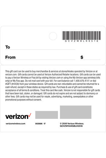 Gift Cards Verizon - roblox gift card damaged pin